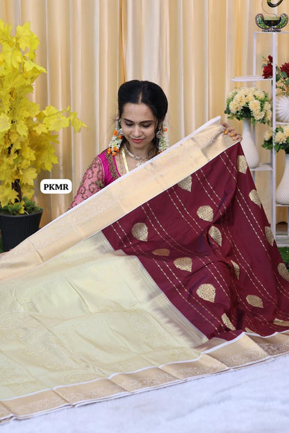 Premium Kanchi soft silk saree 😍Ⓜ️ 📚