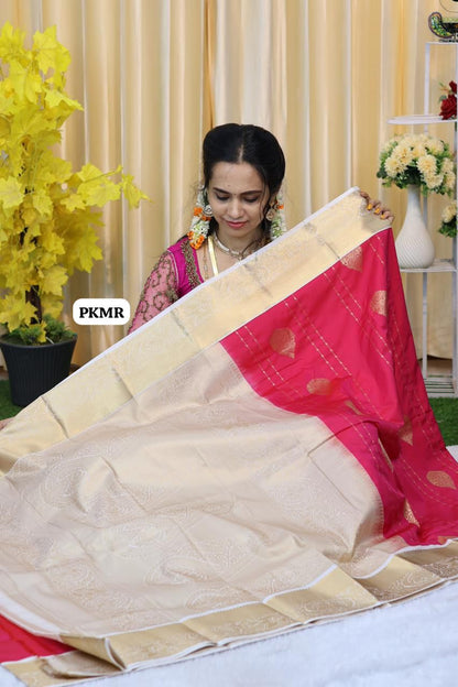 Premium Kanchi soft silk saree 😍Ⓜ️ 📚