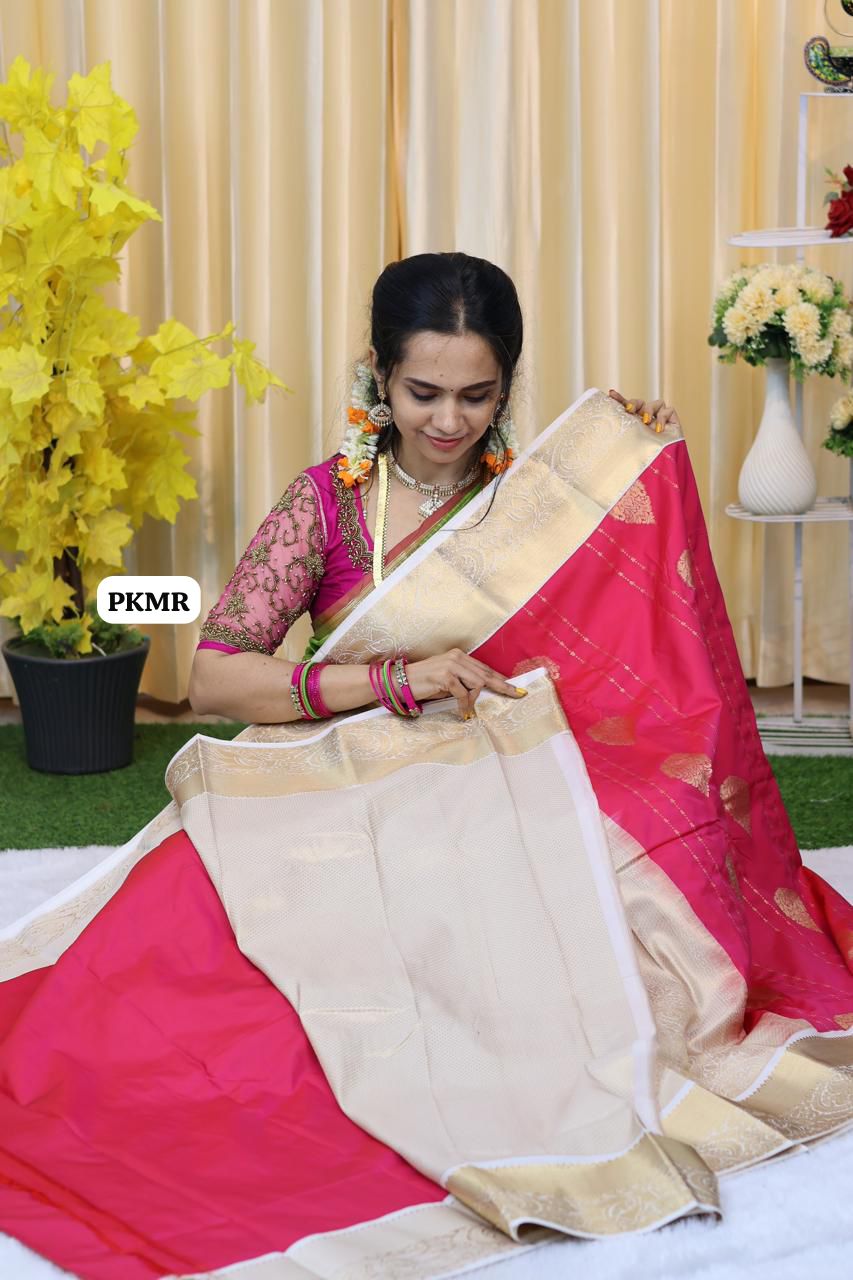 Premium Kanchi soft silk saree 😍Ⓜ️ 📚