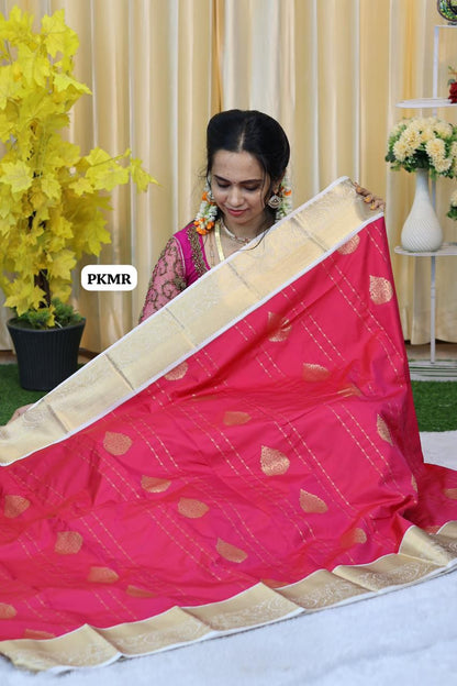 Premium Kanchi soft silk saree 😍Ⓜ️ 📚