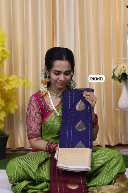 Premium Kanchi soft silk saree 😍Ⓜ️ 📚