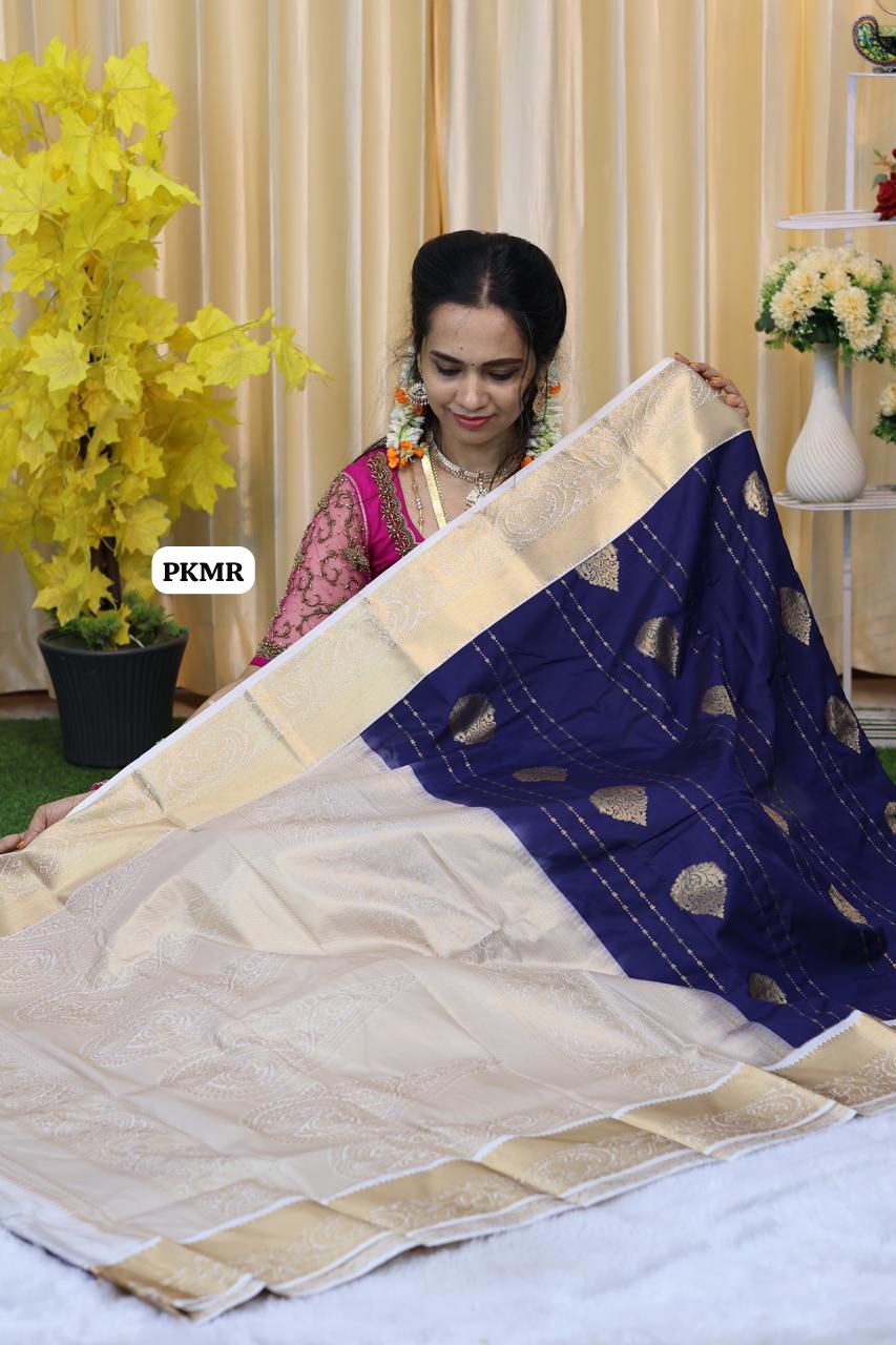 Premium Kanchi soft silk saree 😍Ⓜ️ 📚
