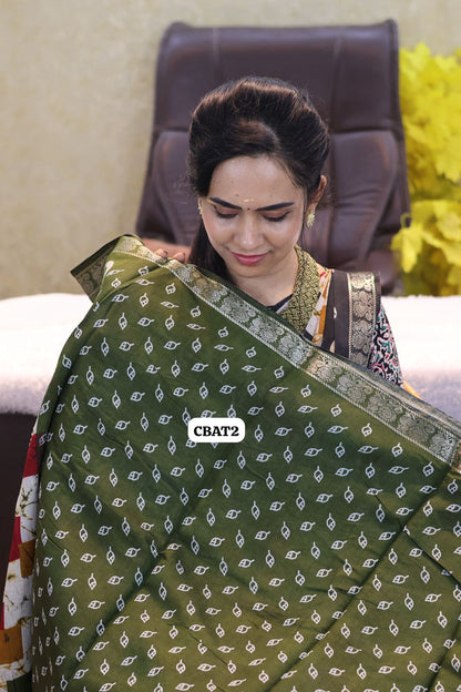 Maheshwari semi soft silk saree-😍😎📚