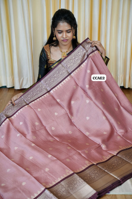 Kanchi semi silk saree🥰😎