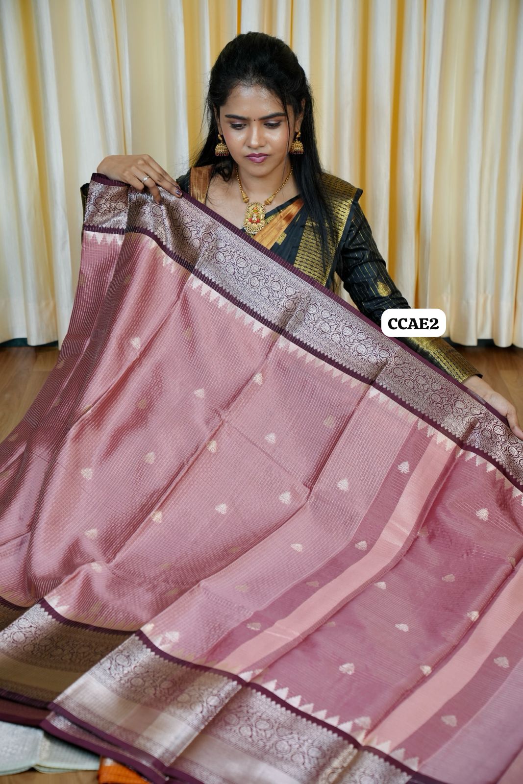 Kanchi semi silk saree🥰😎