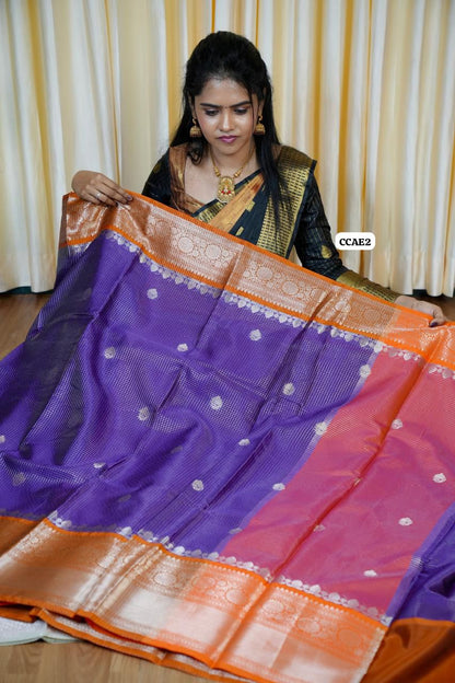 Kanchi semi silk saree🥰😎⛳️