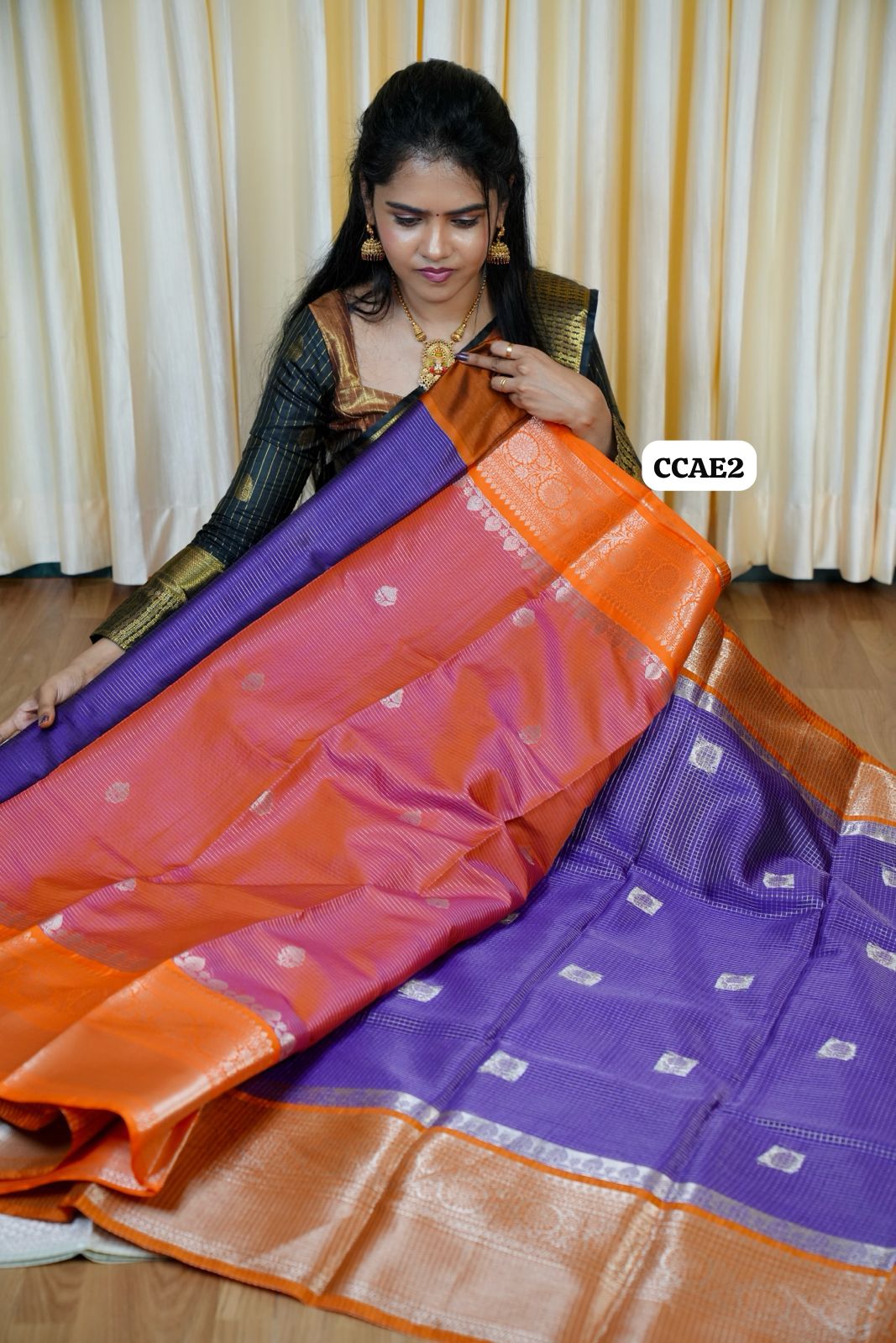 Kanchi semi silk saree🥰😎⛳️