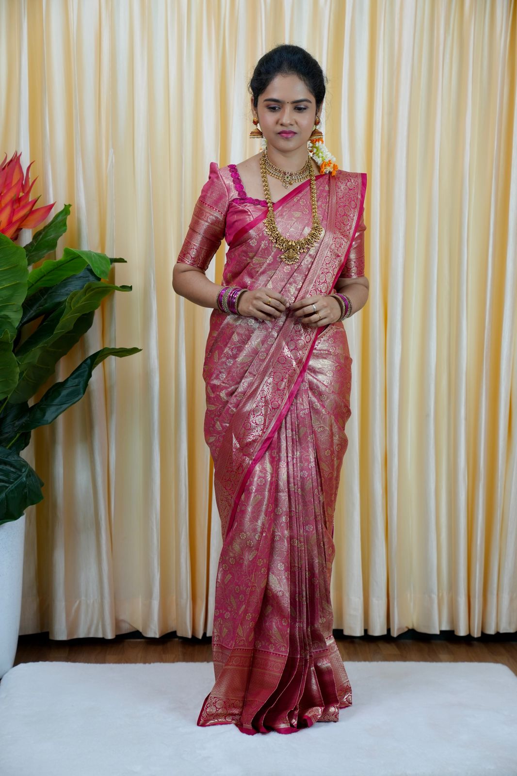 Kanchi semi silk without prepleet🥳✅