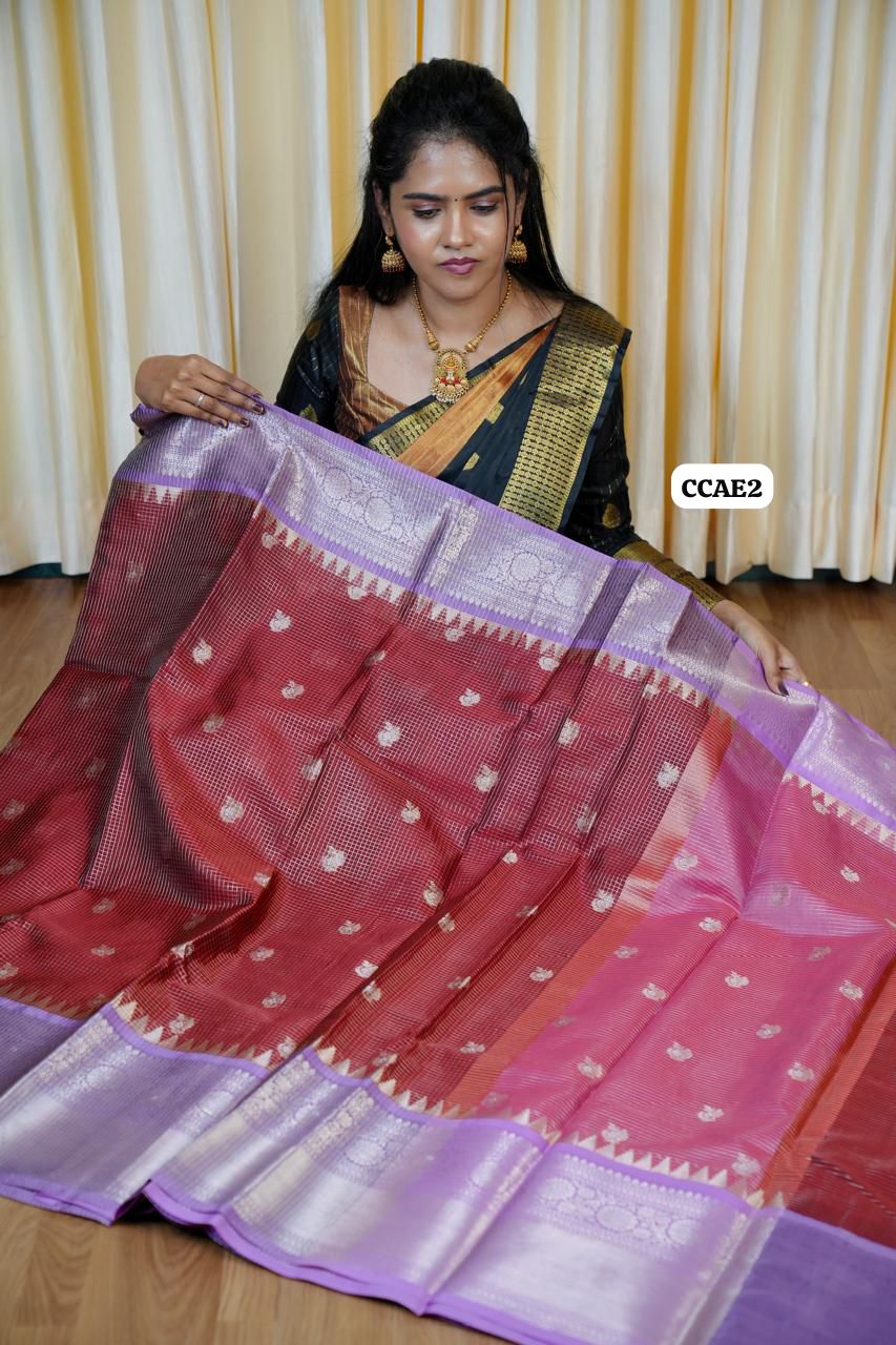 Kanchi semi silk saree🥰😎
