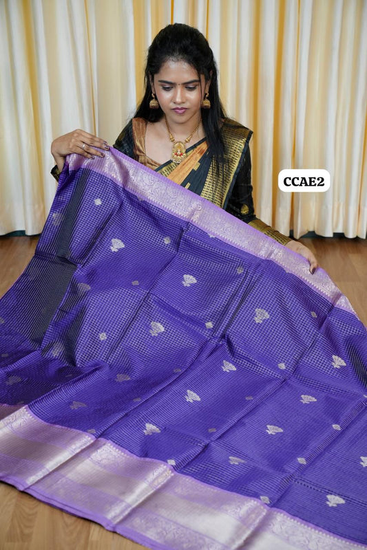 Kanchi semi silk saree🥰😎