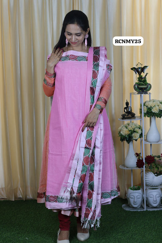 Cotton salwar set unstitched 🥳