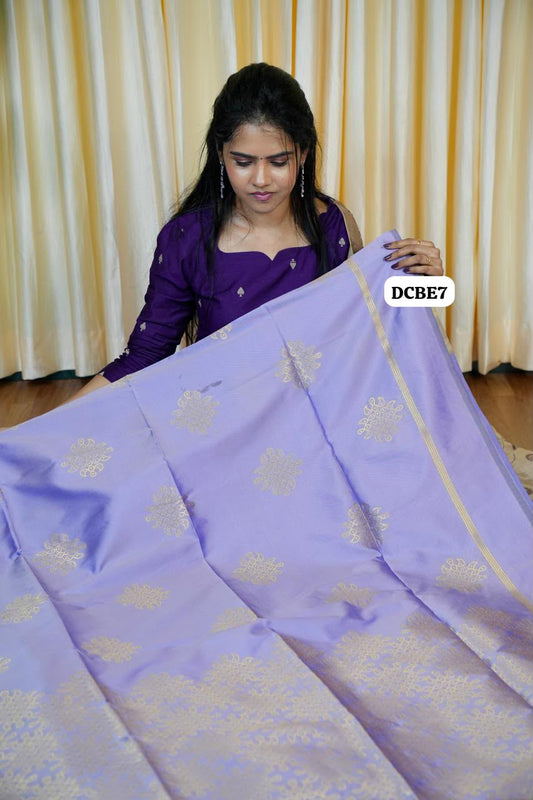 Kolam design saree  blue colour-Prebook🥰😎📚