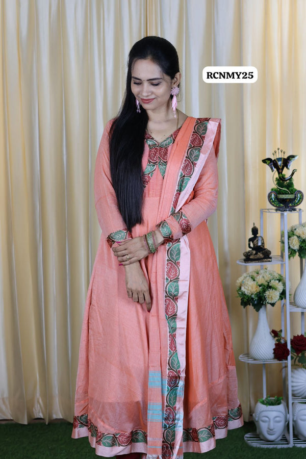 Spun Cotton 3 Pcs Salwar Set - CWSS45 main image 1