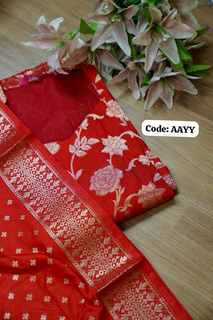 Banarasi silk salwar(unstitched)🥳