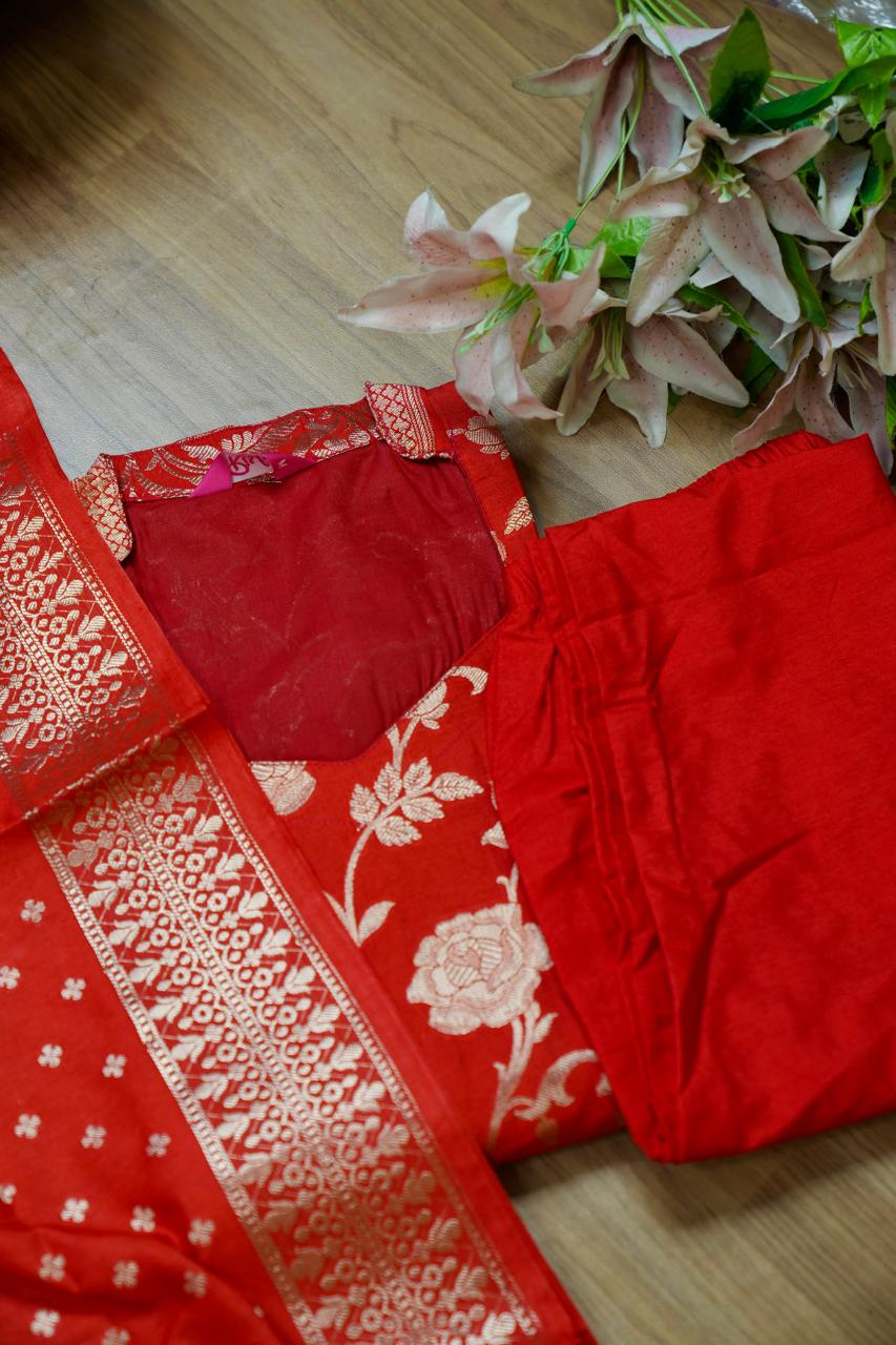 Banarasi silk Salwar (stitched)prebook 🥳🥰