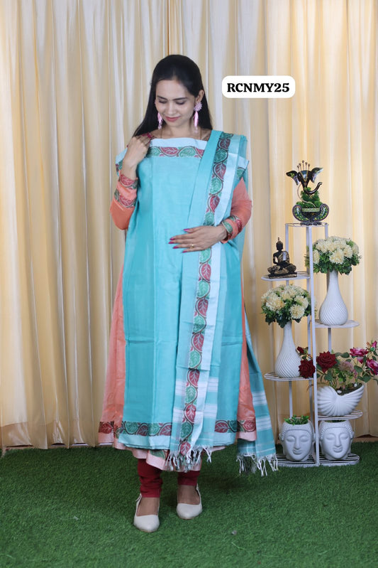 Cotton salwar set unstitched 🥳