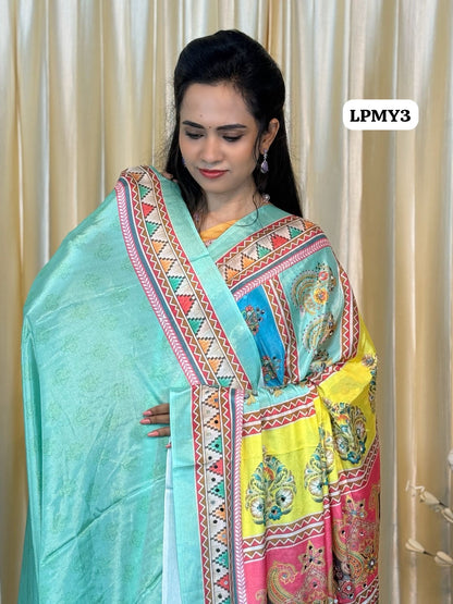 Masakali Mirror Work saree Offer😍😎📚⛳