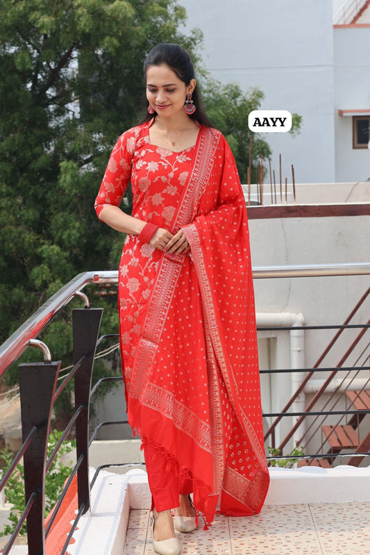 Banarasi silk Salwar (stitched)prebook 🥳🥰