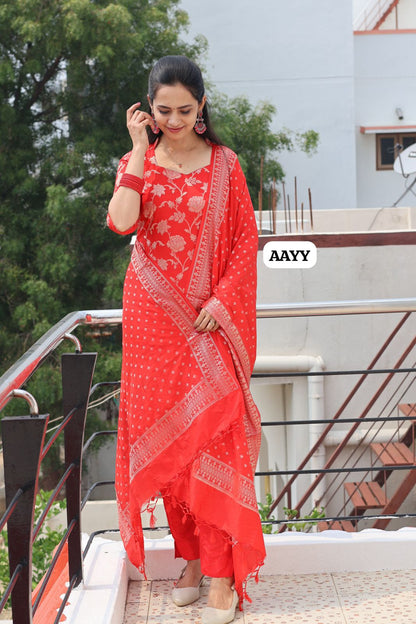 Banarasi silk Salwar (stitched)prebook 🥳🥰