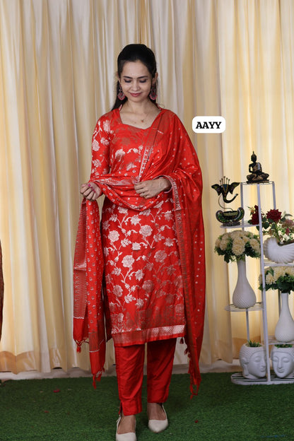 Banarasi silk Salwar (stitched)prebook 🥳🥰