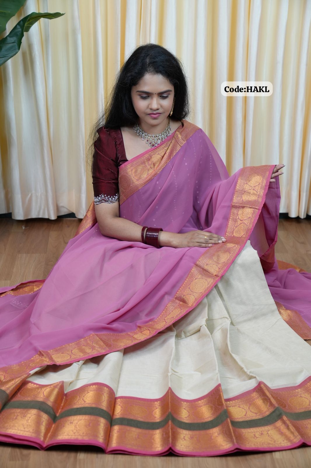 Premium Kanchi Half Saree unstable 😎🥰