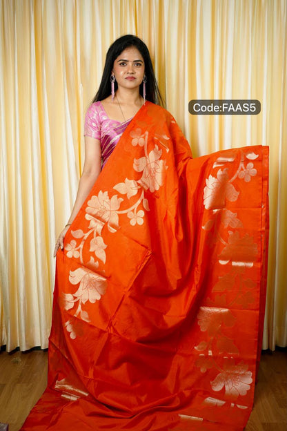 Semi Katan silk sarees🥰🥳