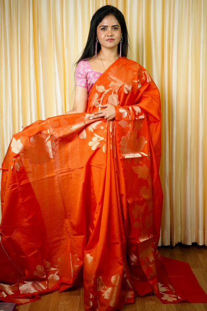Semi Katan silk sarees🥰🥳