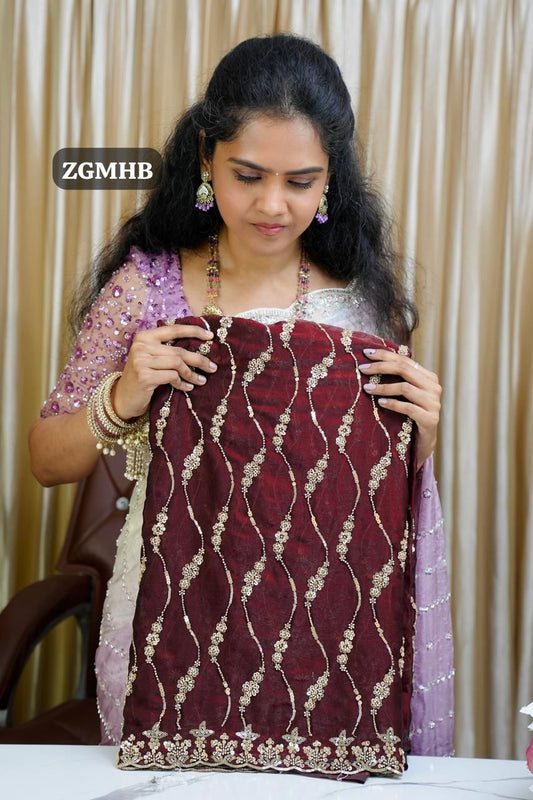 Premium Space silk with Golden heavy Katdhana work🥰😎🌈