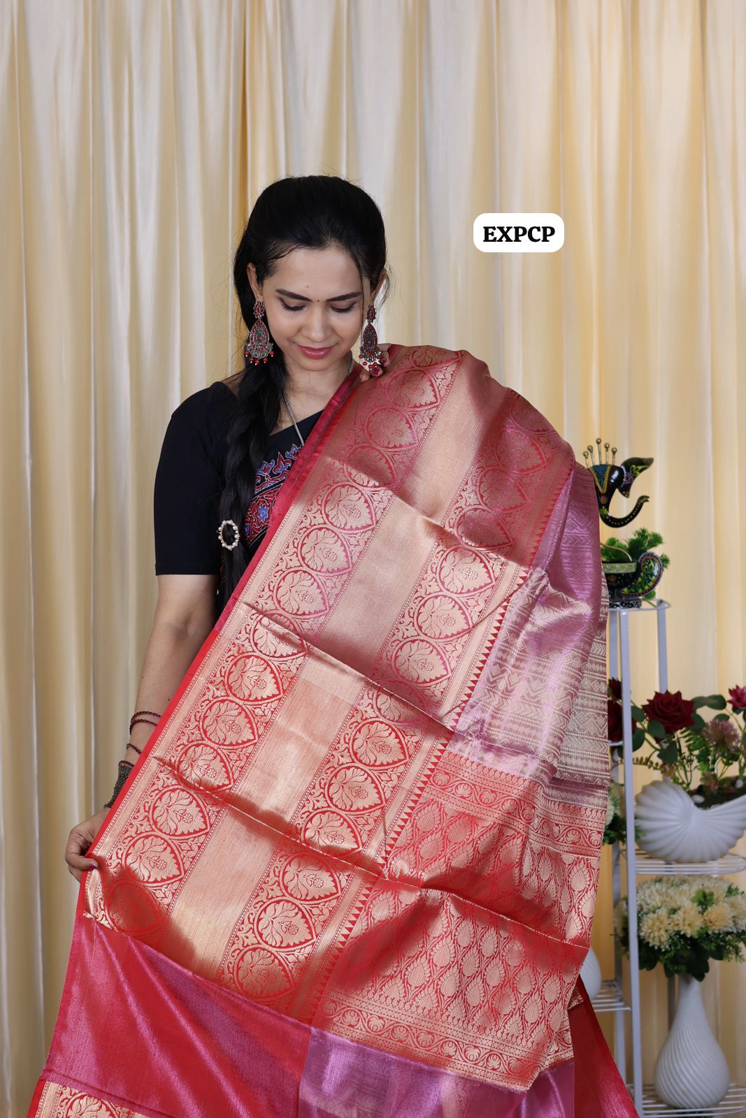 Aadi offerKatan tissue silk saree❌