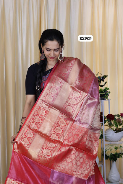Aadi offerKatan tissue silk saree❌
