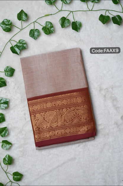 Kanchi cotton sarees🥰😎📚(Slightly border design change)