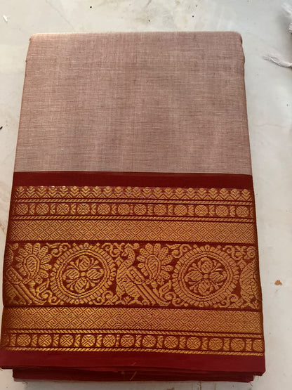 Kanchi cotton sarees🥰😎📚(Slightly border design change)