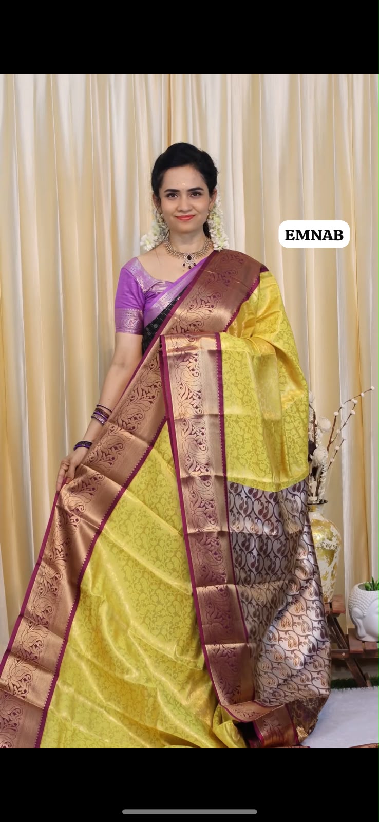 Bridal kanchi semi soft silk saree😍🥳