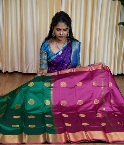 Soft silk sarees🥰🌈
