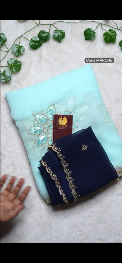Georgette sarees🥰😎🥳✅