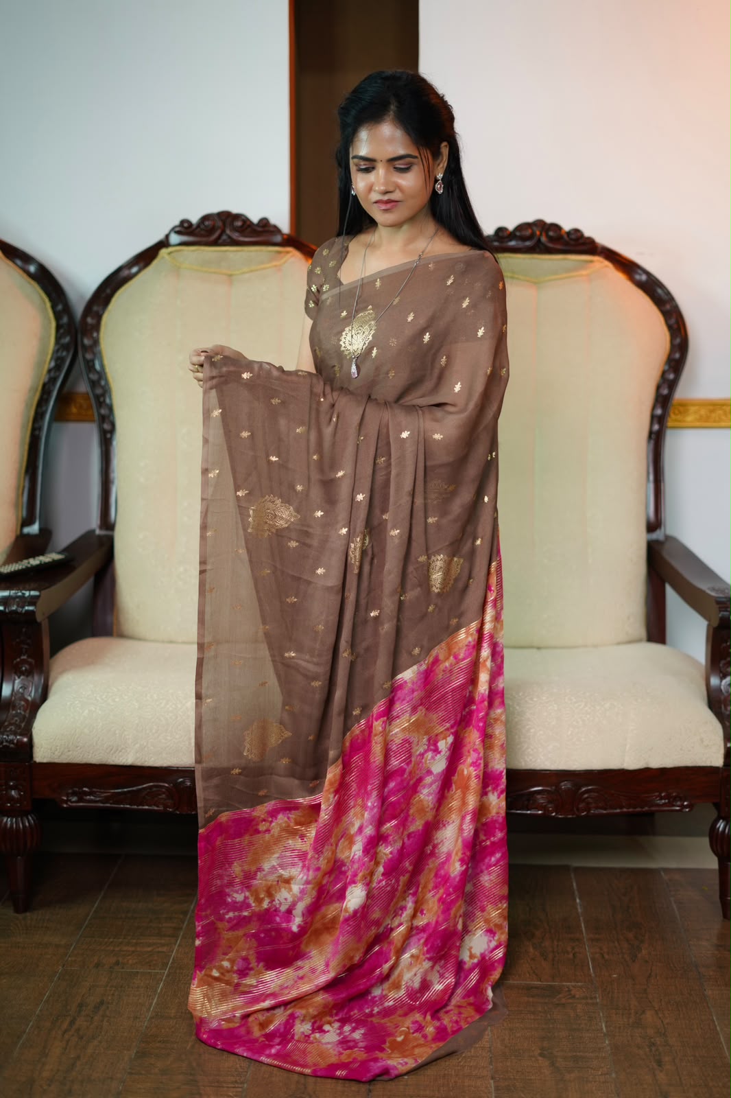 Chiffon sarees🥳