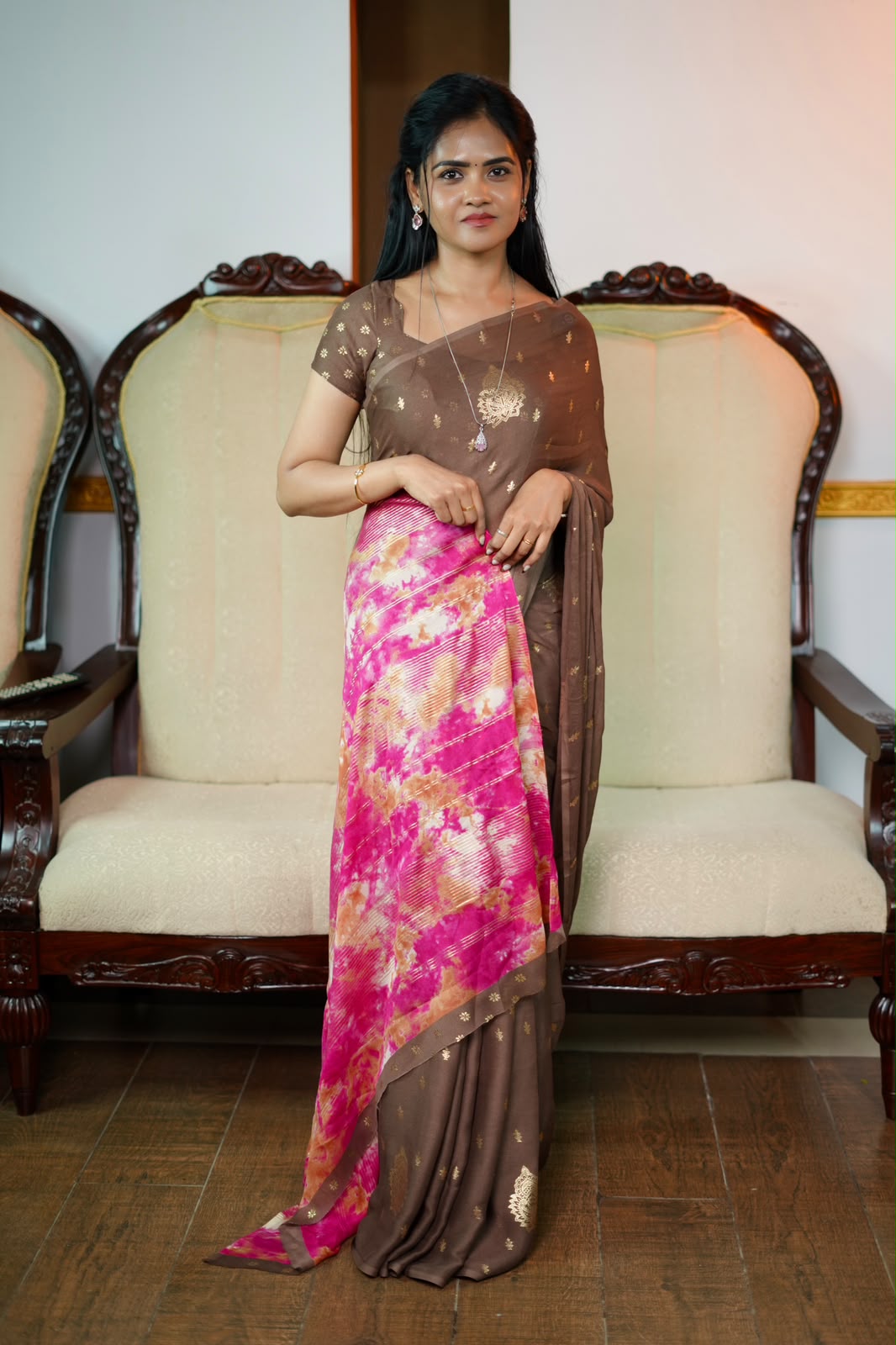 Chiffon sarees🥳