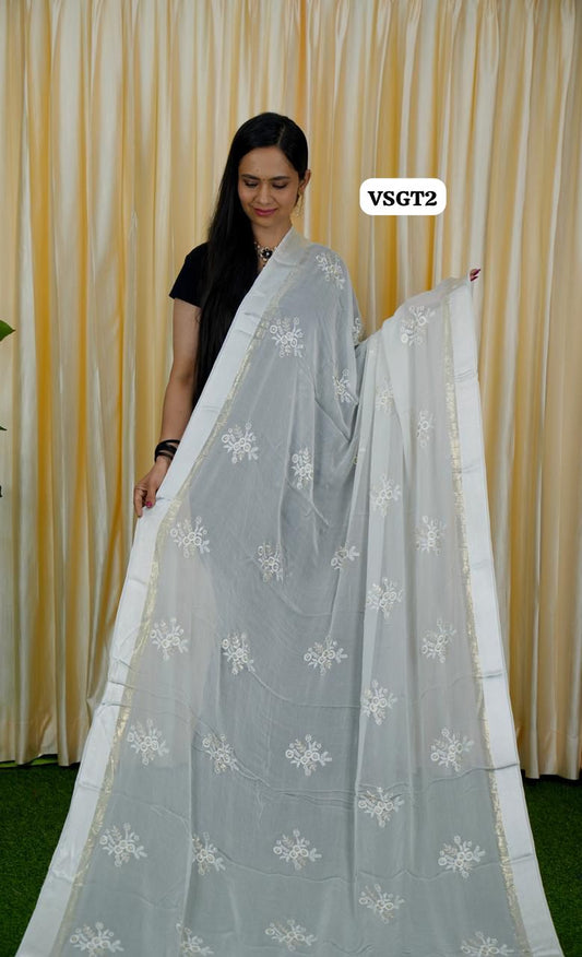 Viscose Georgette saree🥳