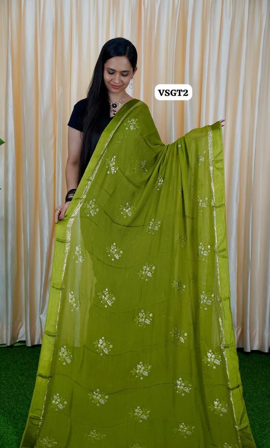 Viscose Georgette saree 🥳