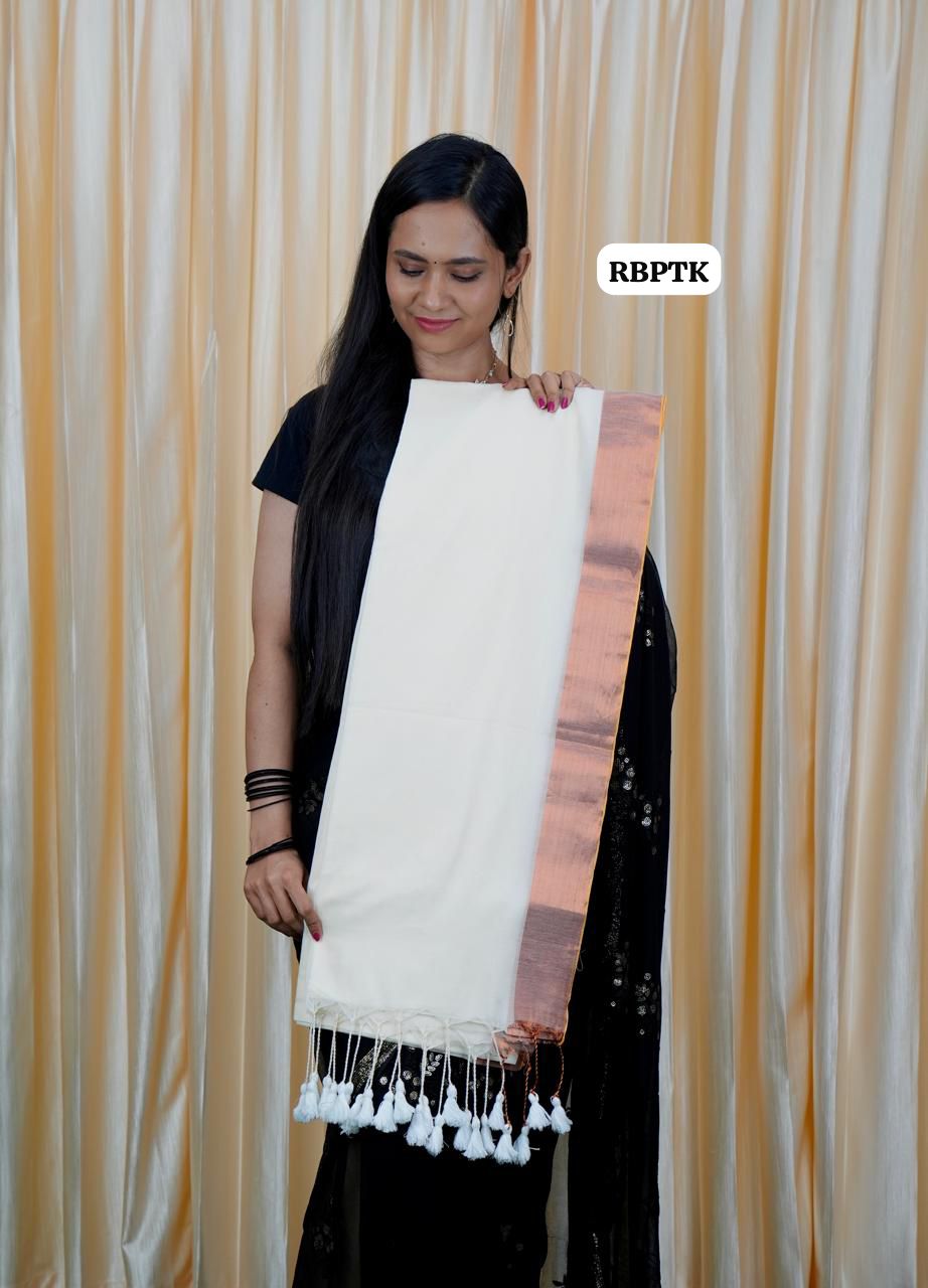 Mul Mul . kadhi cotton .saree🍄✅