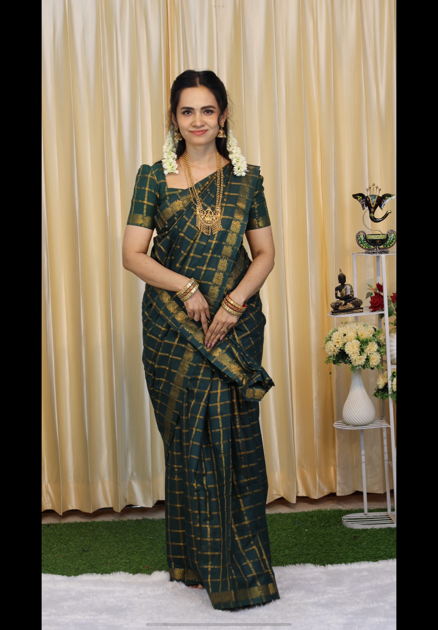 Sungudi cotton 120 count zari checks 🌈🥰😎📚