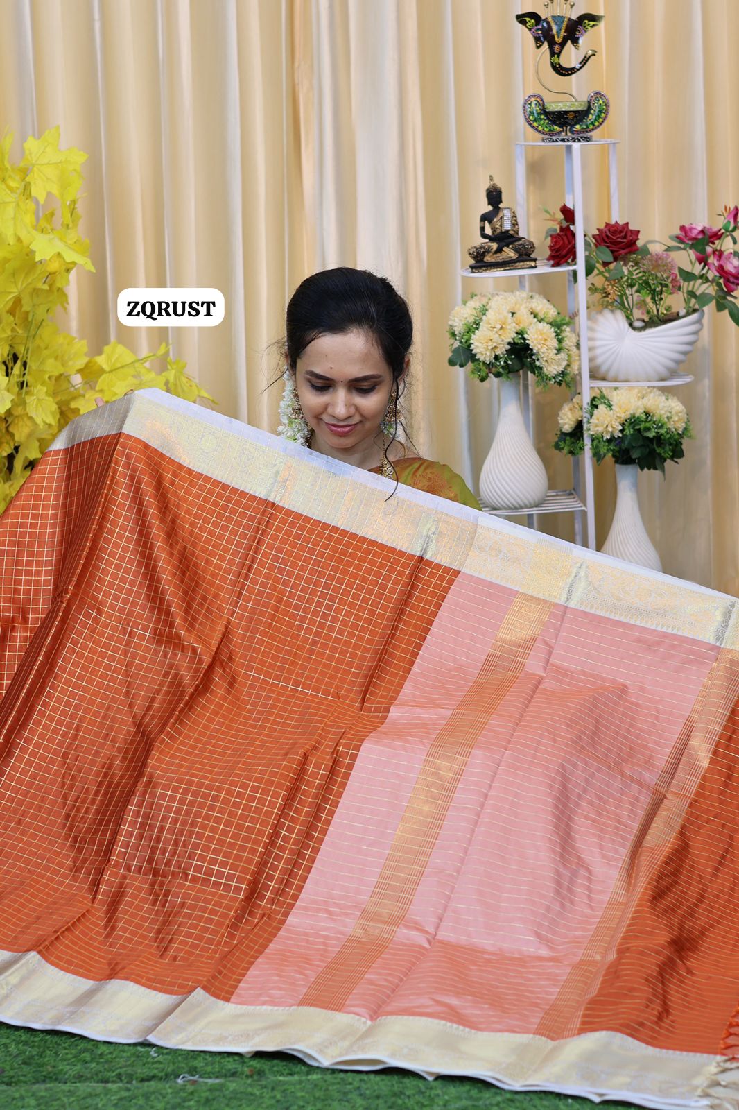 Soft Katan silk saree 🥳