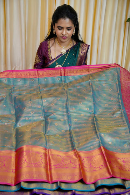 Kanchi semi silk sarees🥰🥳✅