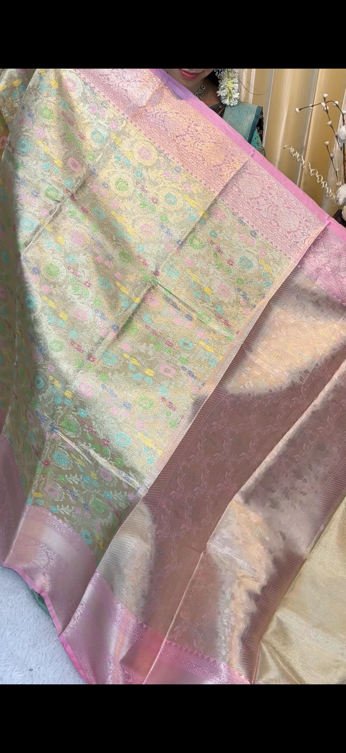 Banarasi tissue silk saree-Prebook😍😎⏰⏰⏰📚