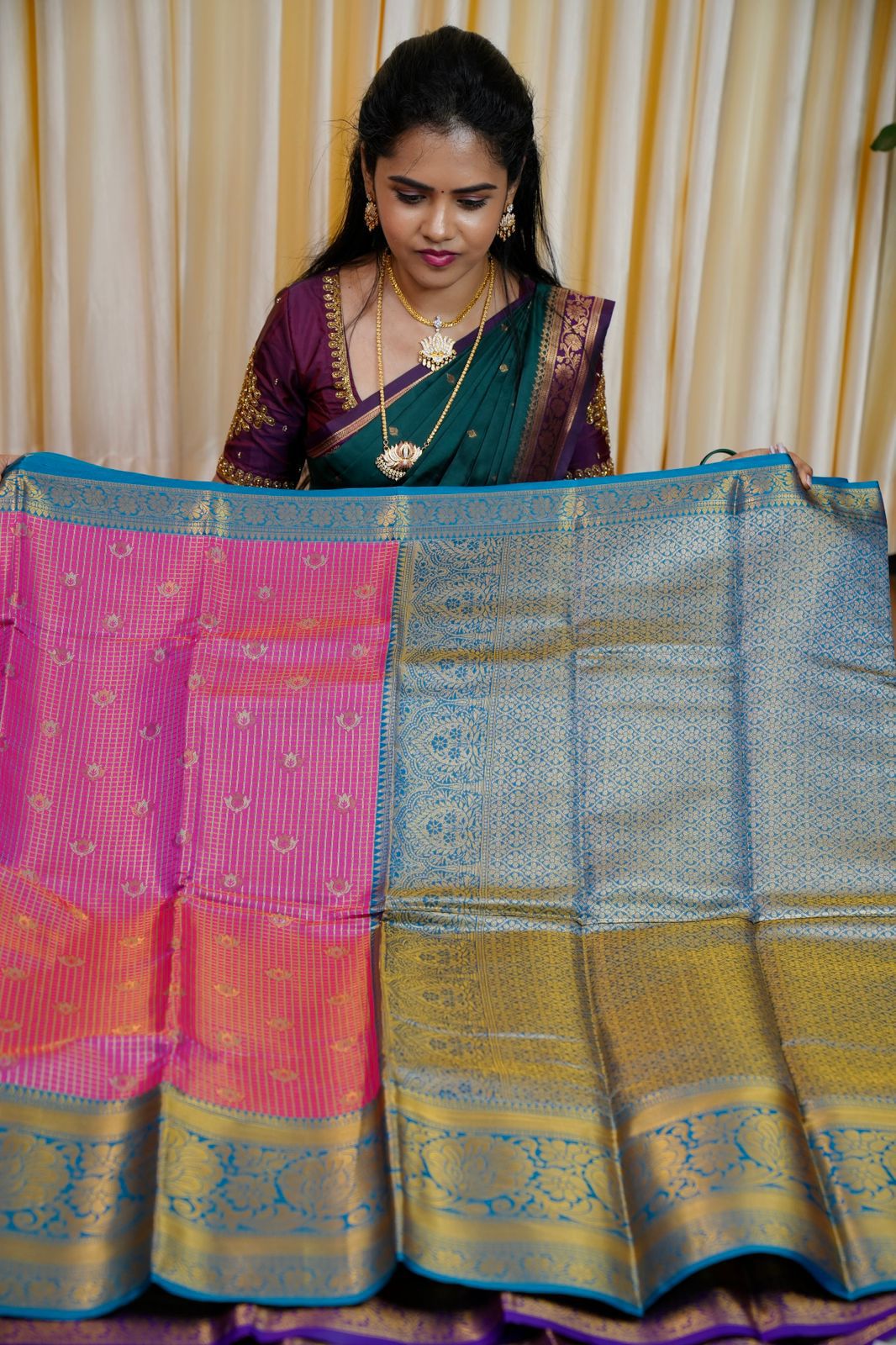 Kanchi semi silk sarees🥰🥳✅