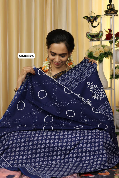 Exclusive Mul Mul cotton saree Ⓜ️