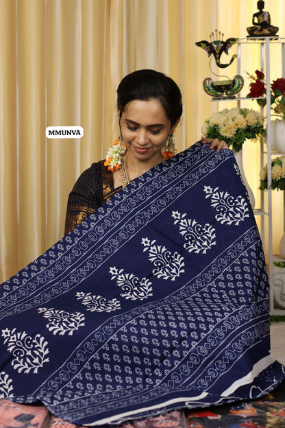 Exclusive Mul Mul cotton saree Ⓜ️