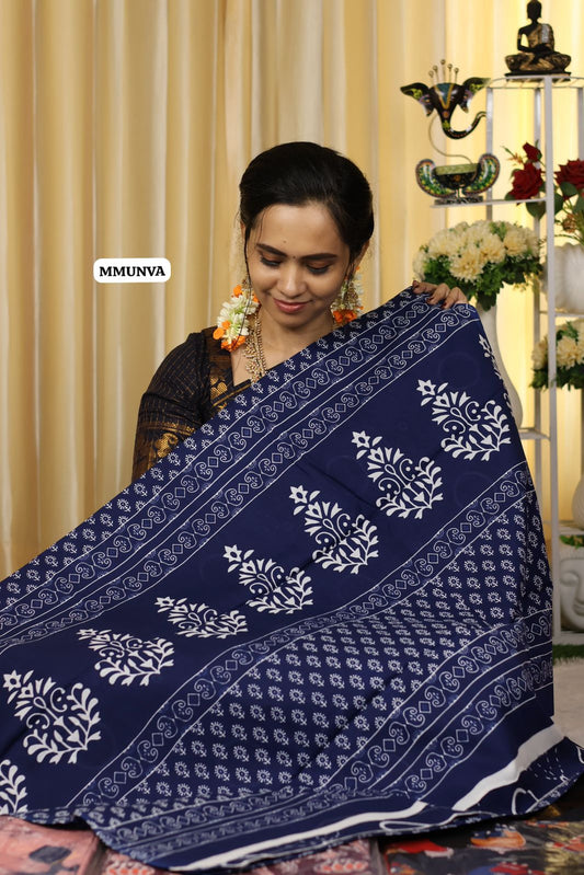 Exclusive Mul Mul cotton saree Ⓜ️