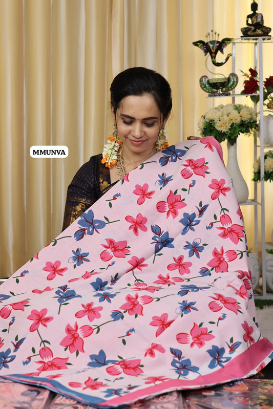 Exclusive Mul Mul cotton saree😍Ⓜ️