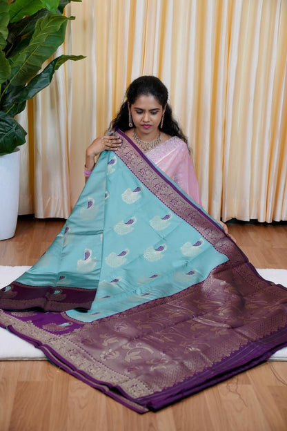 Kanchi semi silk sarees🥰😎📚